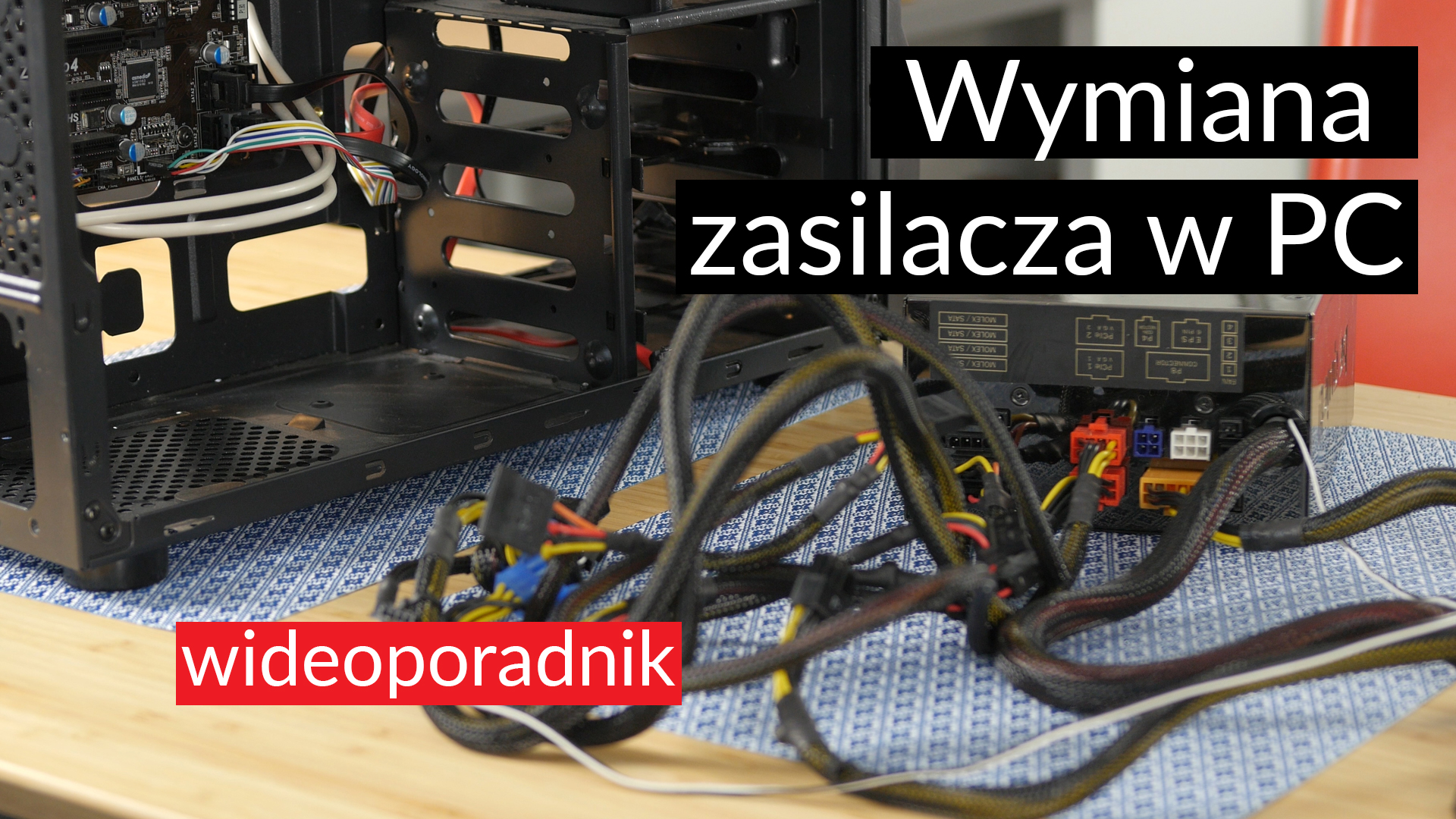 Podłącz nowy zasilacz