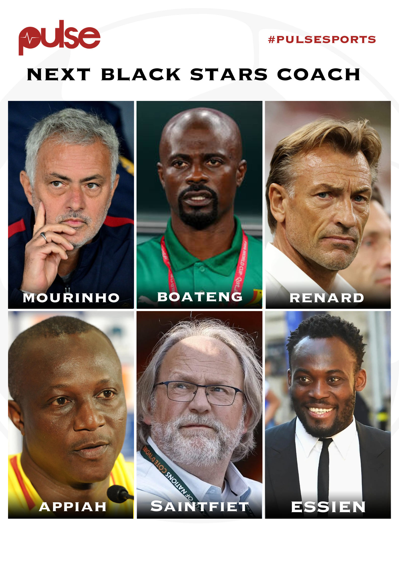 Who will lead the Black Stars? Profiles of potential coaches for the Black Stars