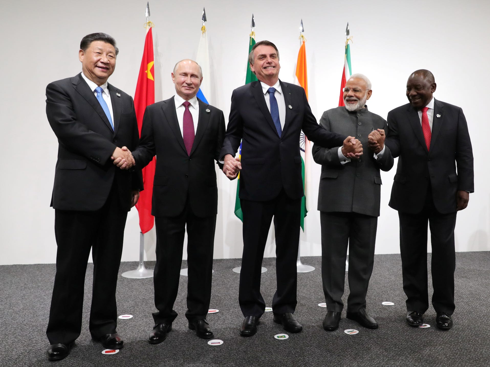 India, China, South Africa, Russia and Brazil discuss a major financial shift that could reshape global payments