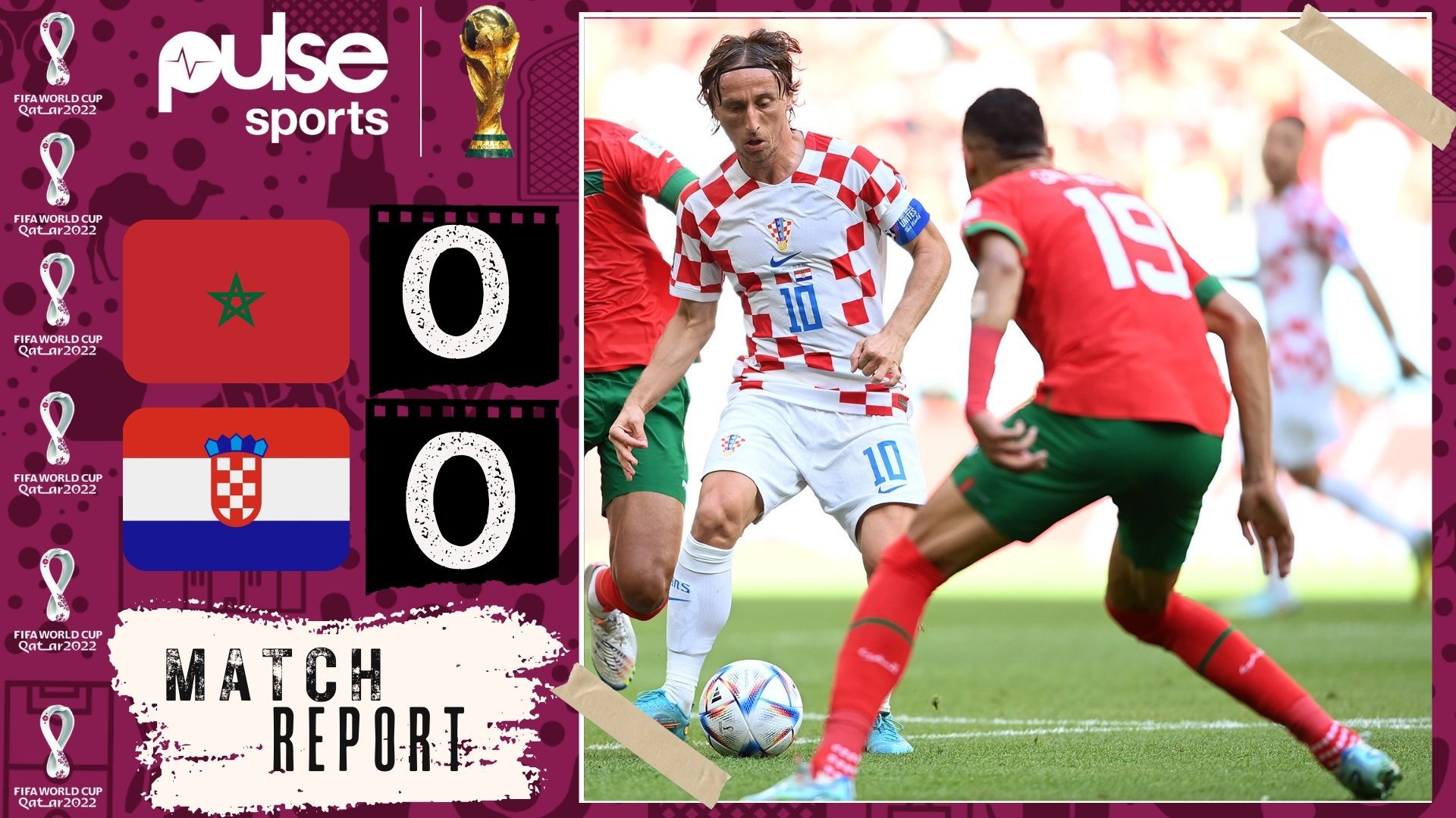 Morocco played a goalless draw with Croatia in their World Cup opener