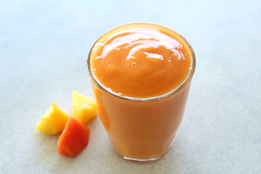 DIY Recipes: How to make a simple Mango Papaya smoothie | Pulse Ghana
