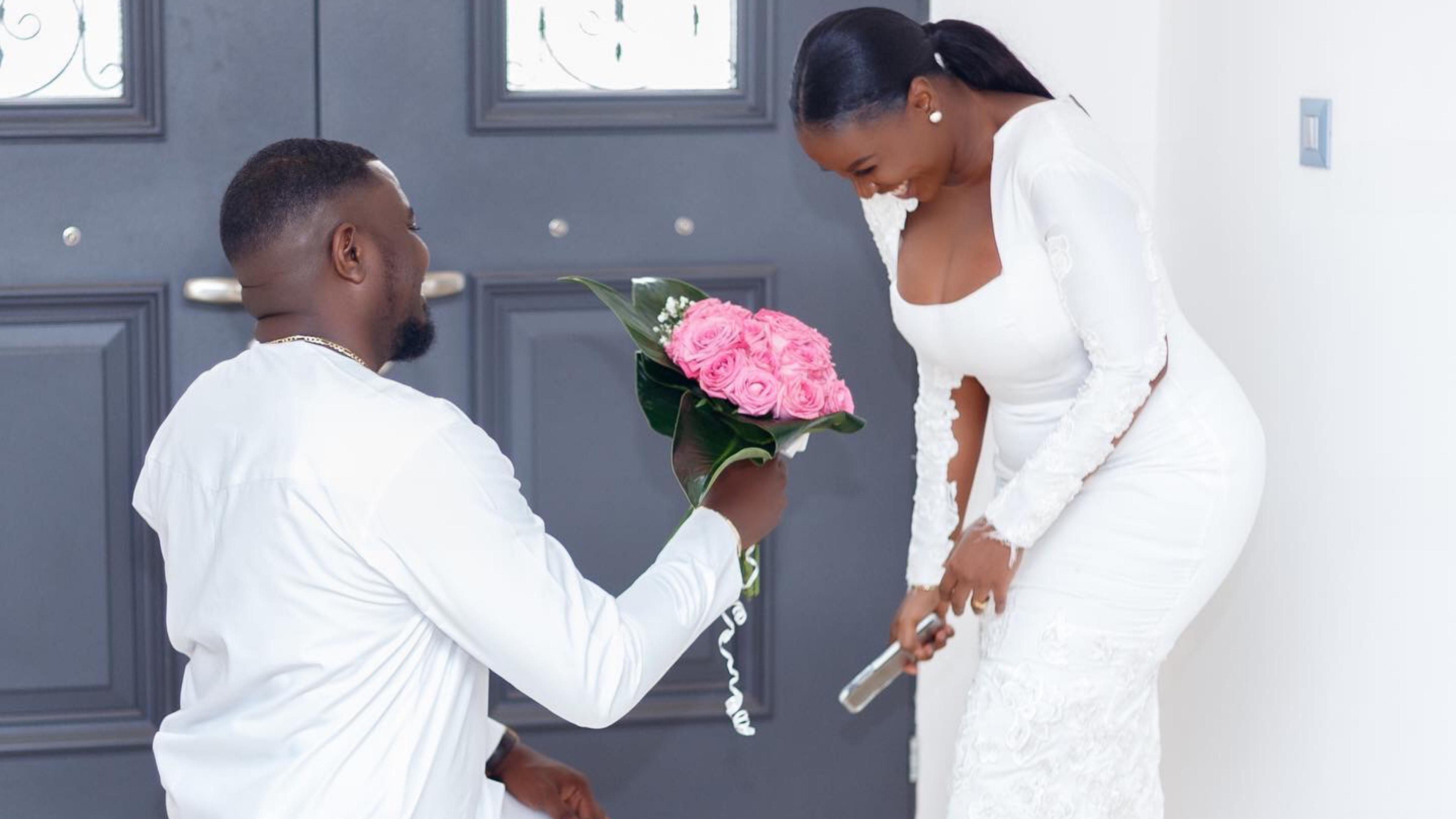 John Dumelo and wife, Gifty Mawunya