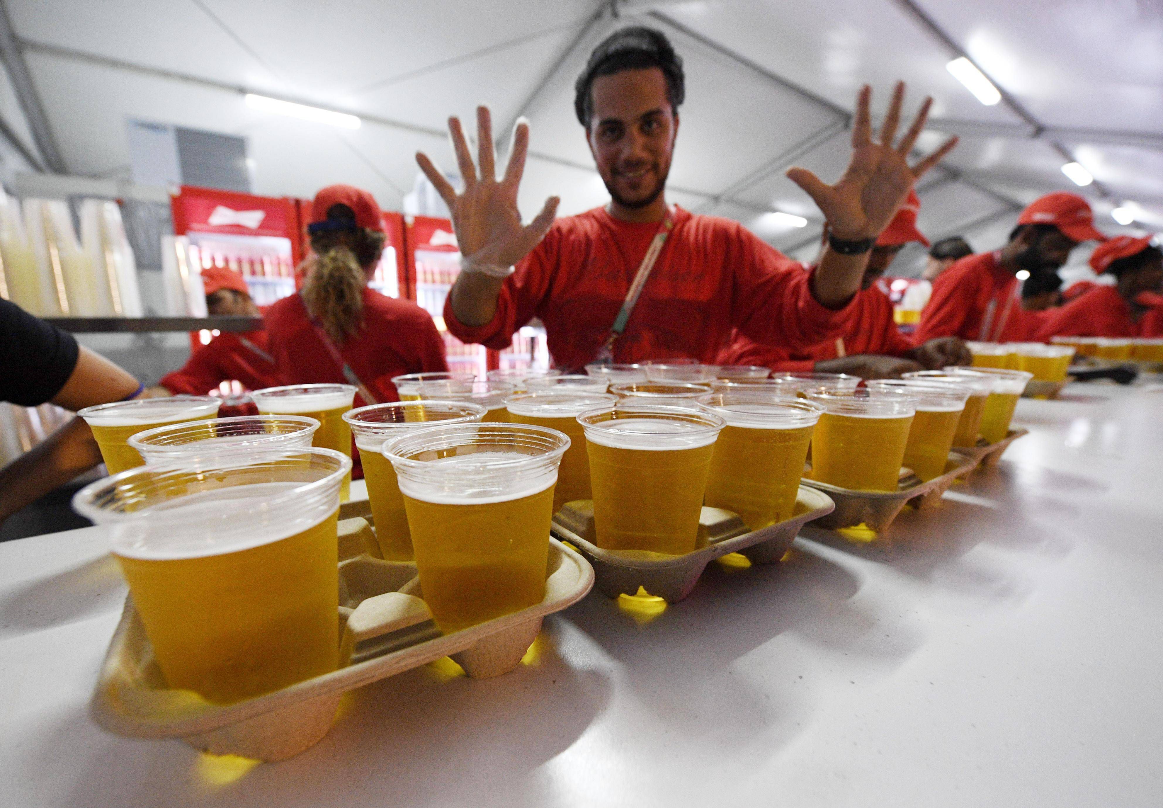 Qatar has provided a special place for fans to imbibe alcohol for 19 hours.