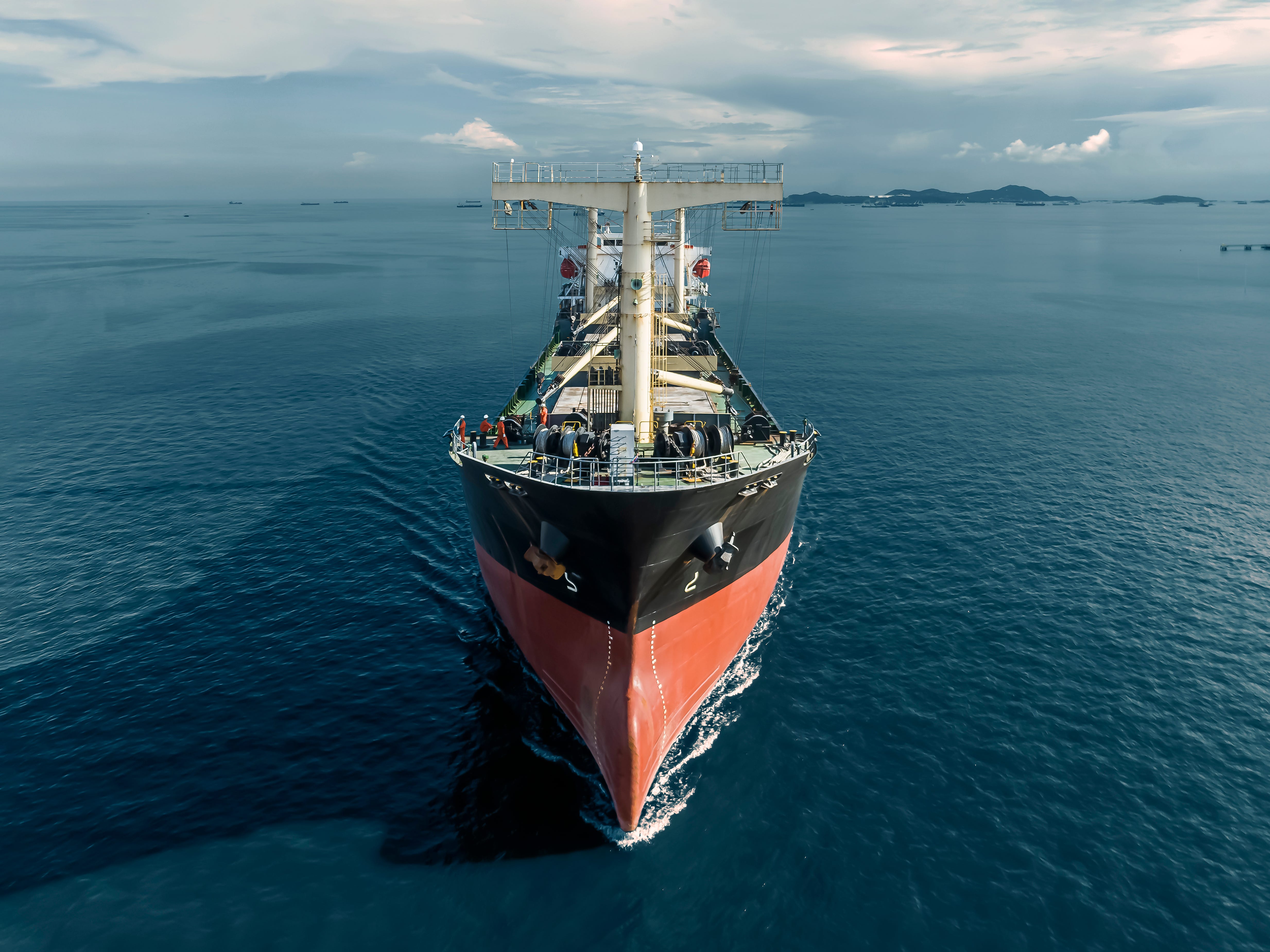 A cargo ship.Getty Images