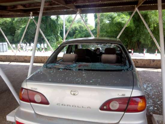 KNUST students destroyed over 40 cars, according to reports