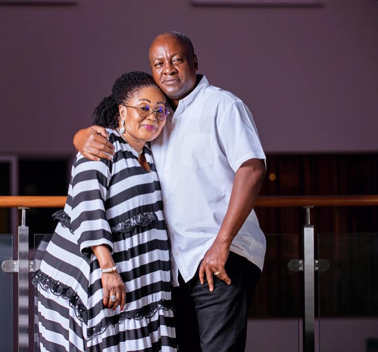 John and Lordina Mahama