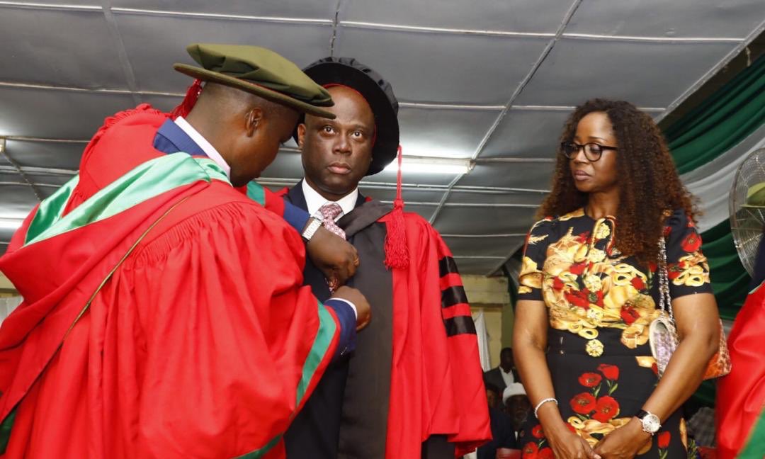 In 2018, he received a Honorary Doctorate from his Alma Mater, University of Nigeria, Nsukka