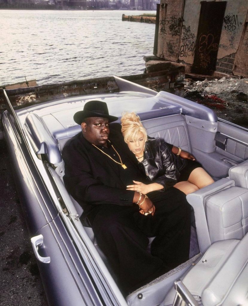 Faith Evans and Biggie for Vibe Magazine in 1955 [Outlander Magazine]