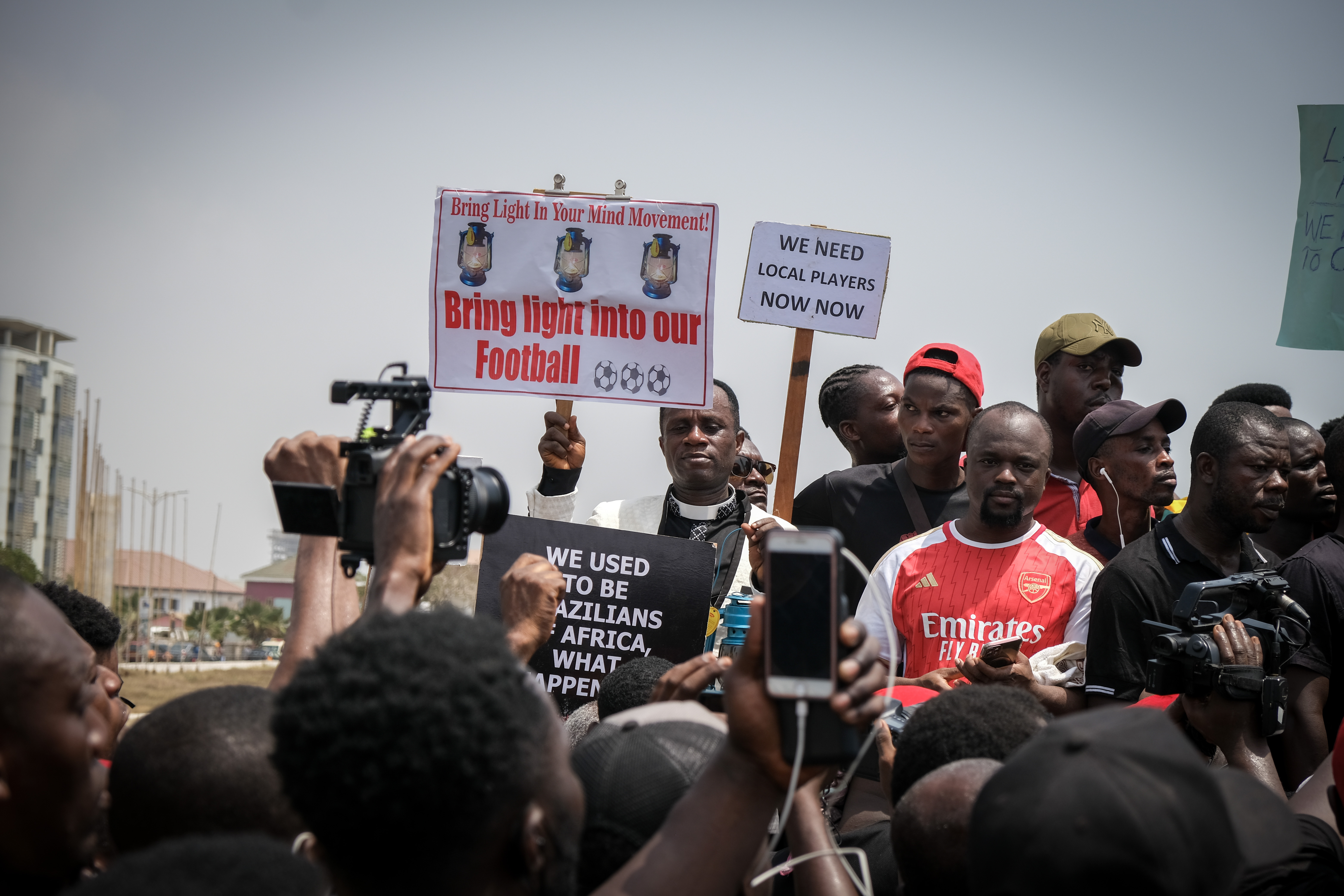 #SaveGhanaFootball: 75-year-old woman joins protest over Black Stars heartbreaks