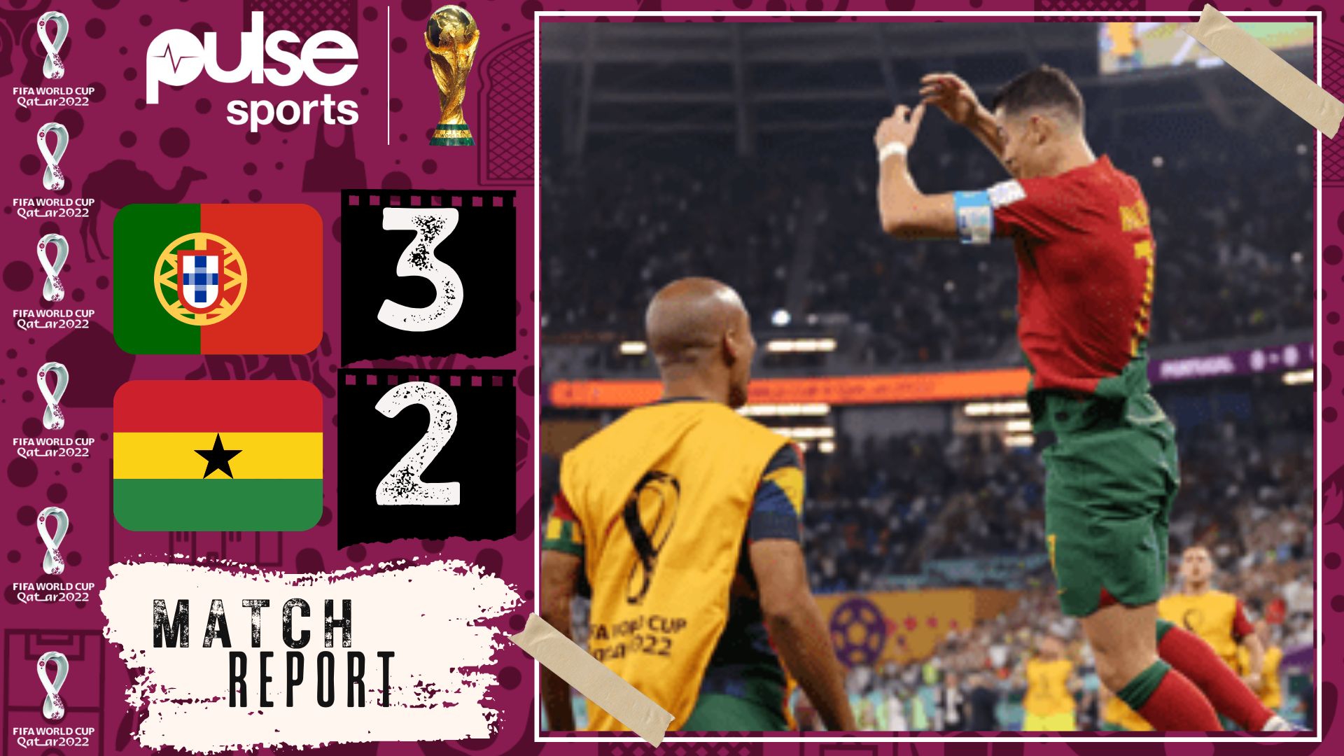 Ghana score Africa\'s first goal but Ronaldo\'s record-breaking penalty fires Portugal to a win