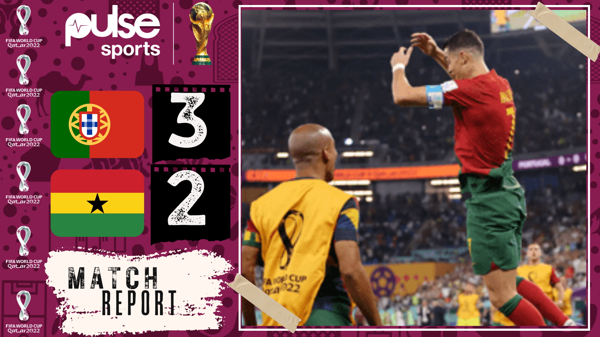 Cristiano Ronaldo scores in fifth World Cup as Portugal see off Ghana in  thriller, World Cup 2022