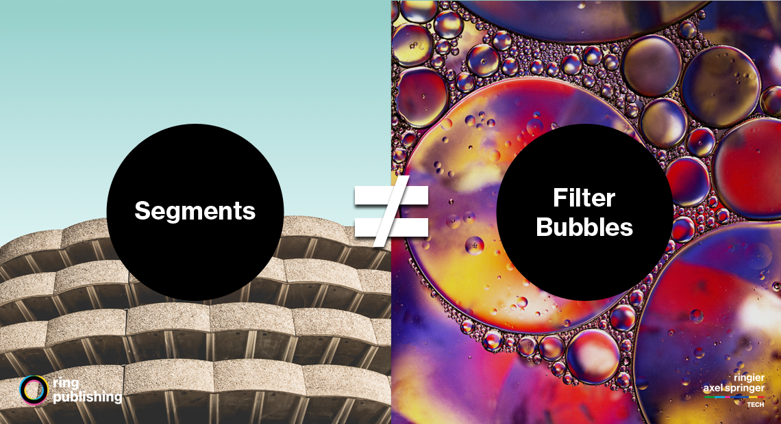 Segmentation != Filter Bubbles