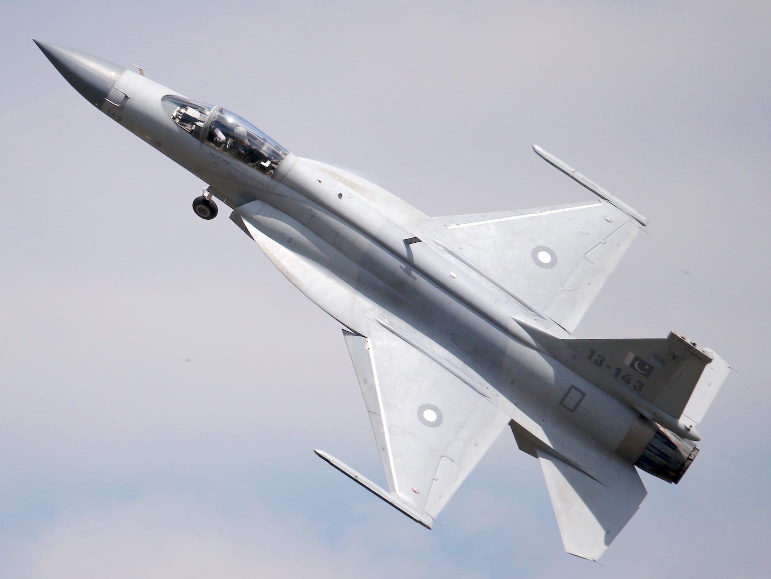 A JF-17 at the Paris Air Show in June 2015.REUTERS/Pascal Rossignol