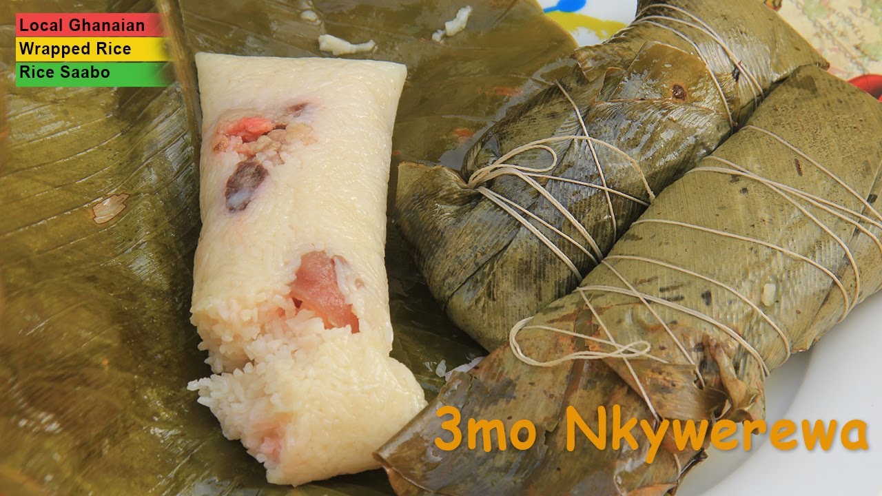 DIY Recipes: How to make Rice Saabo (Local Ghanaian wrapped rice)