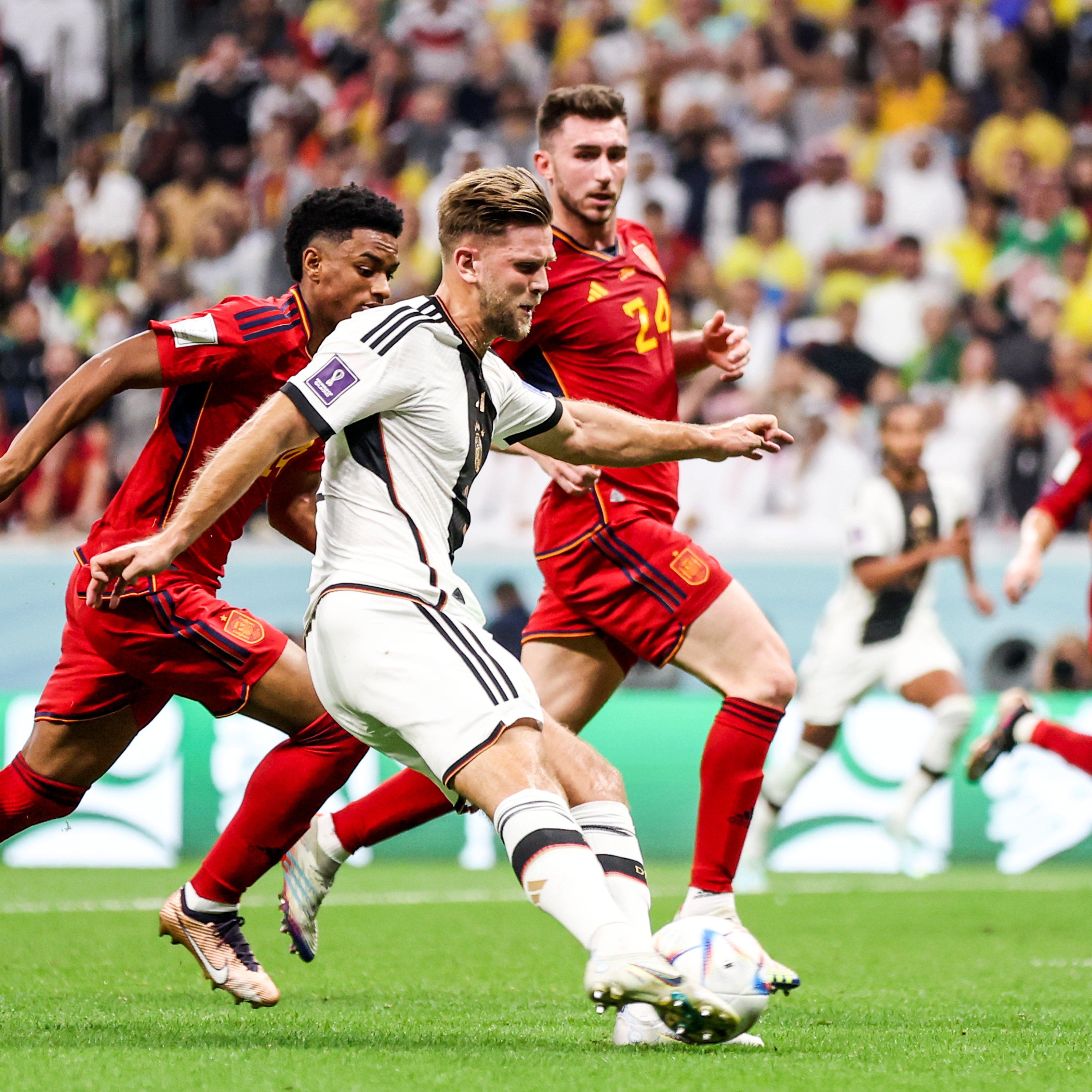 Germany remains bottom of Group E after entertaining 1-1 draw against Spain