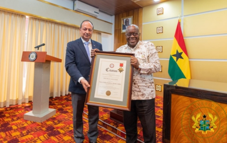 Nana Addo receives highest international diplomacy award