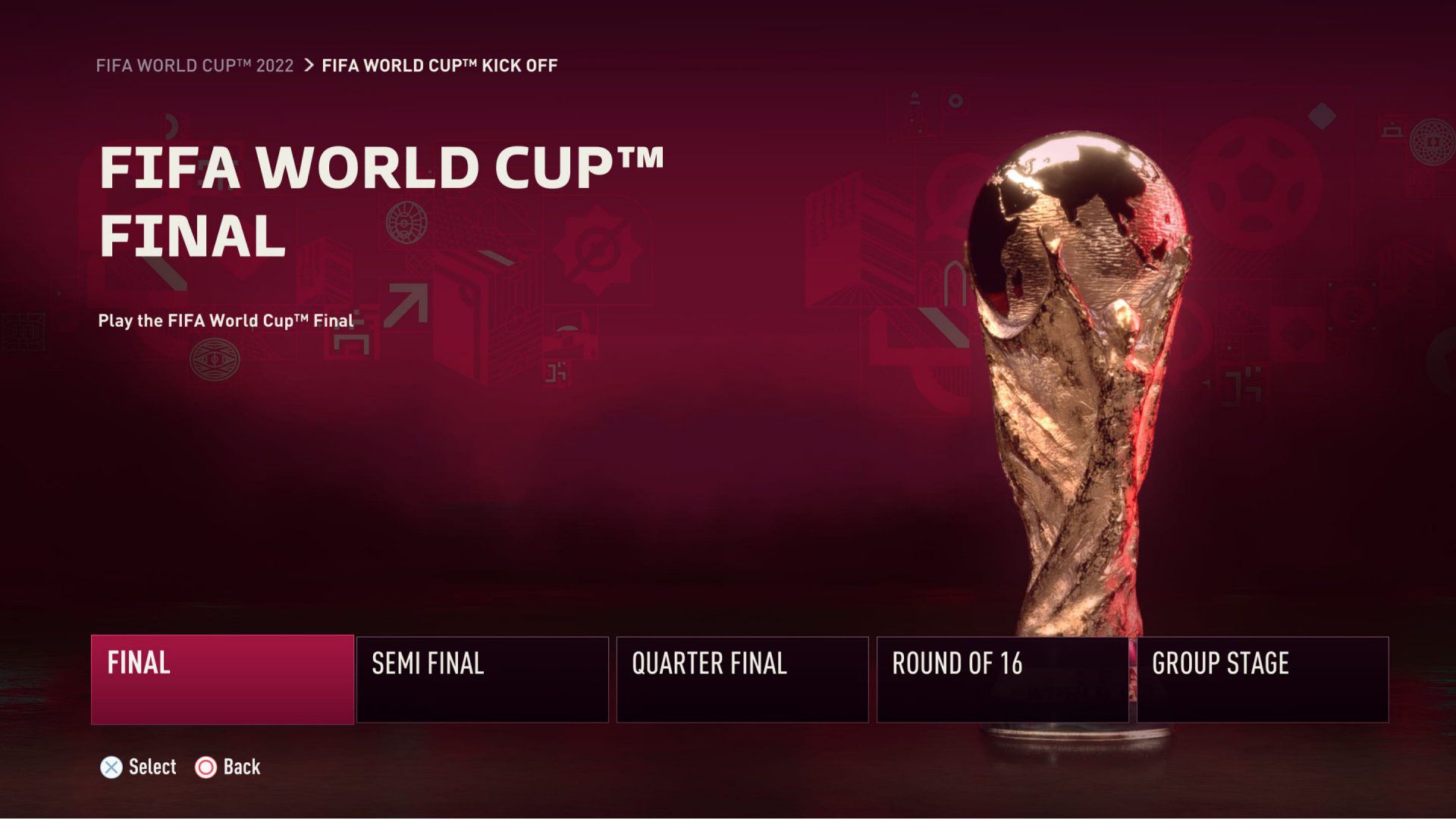 There will be 4 dedicated World Cup game modes in FIFA 23
