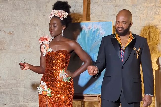 Lupita Nyong'o and her ex boyfriend Selema Masekela