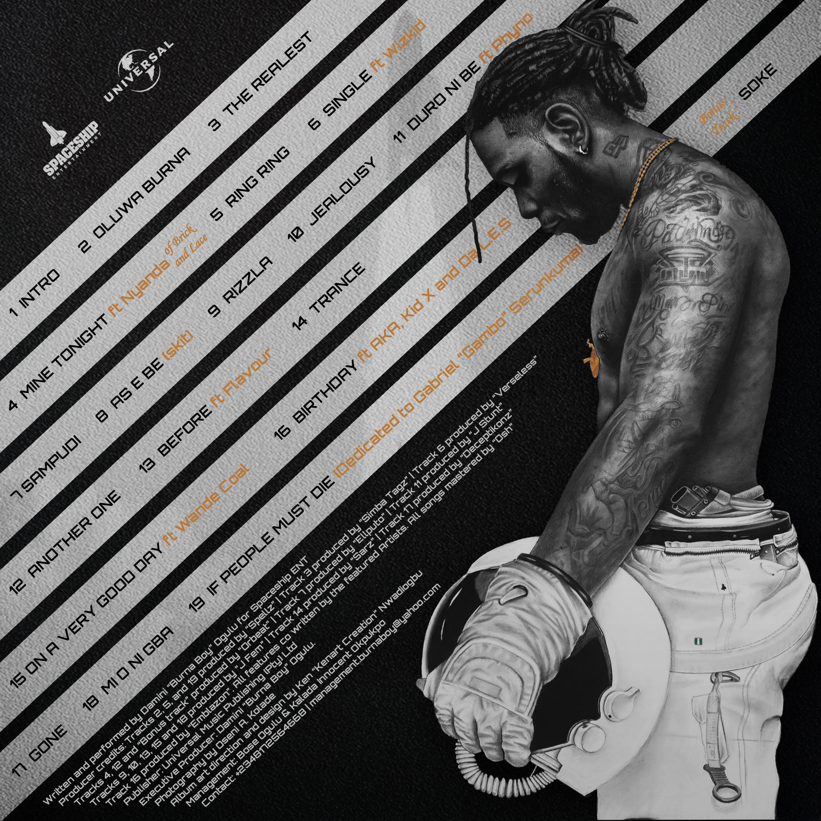 The artist behind burnaboy's 'On a spaceship' album cover art | Pulse Nigeria