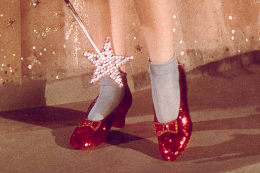 Rubinowe buty Judy Garland. Czarnoksiężnik z krainy oz