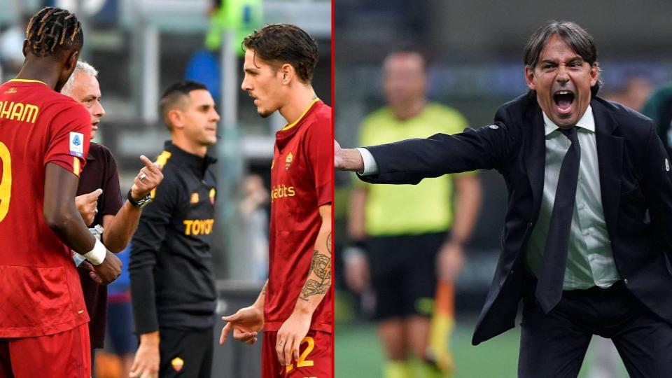 Simone Inzaghi bemoaned his teams 2-1 loss at home to Roma despie the absence of Jose Mourinho