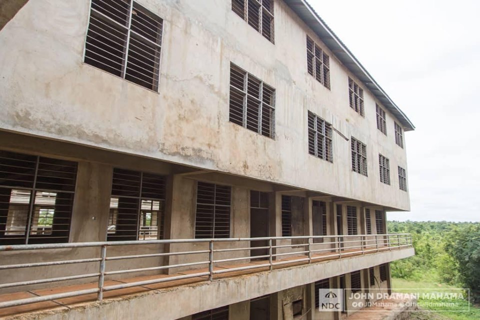 See photos of another abandoned Eblock as Mahama cries again Latest Ghanaian Political News