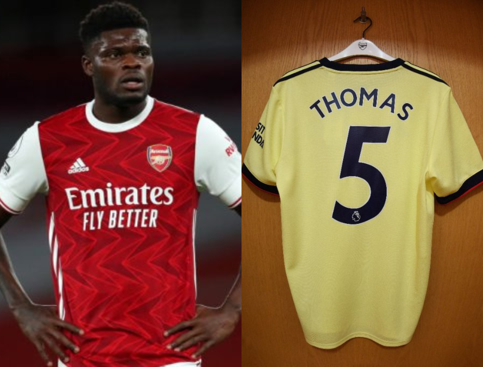 Thomas partey hotsell jersey number
