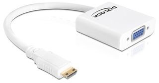 Delock adapter HDMI MINI-C(M)->VGA(F) 65348