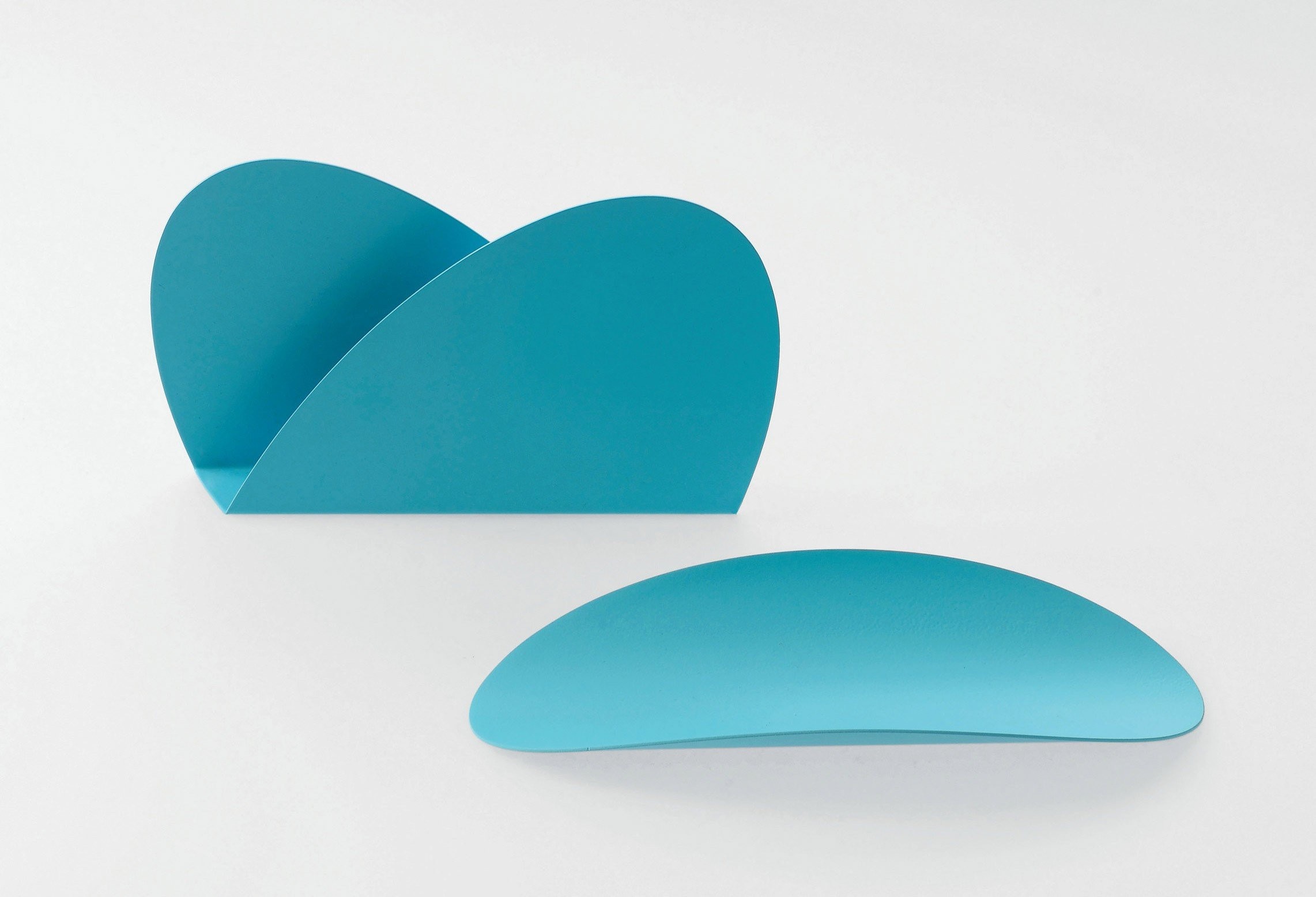 Alessi Organizer na biurko Ellipse 2 szt. niebieski ABI09S LAZ