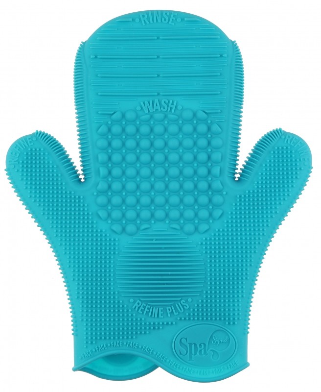 Sigma SIGMA 2x SIGMA SPA BRUSH CLEANING GLOVE - RĘKAWICA DO CZYSZCZENIA PĘDZLI - PINK SGSBCG2-PINK