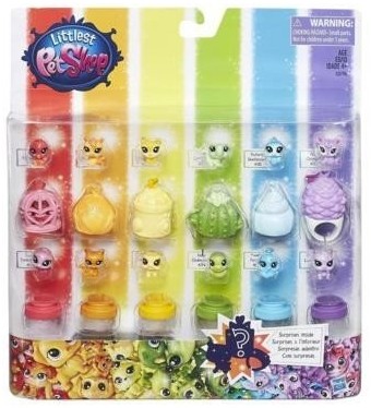 Hasbro Littlest Pet Shop Teczowy zestaw zwierzaków C0796