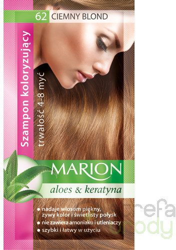 Marion Szampon koloryzujący 4-8 myć 62 ciemny blond