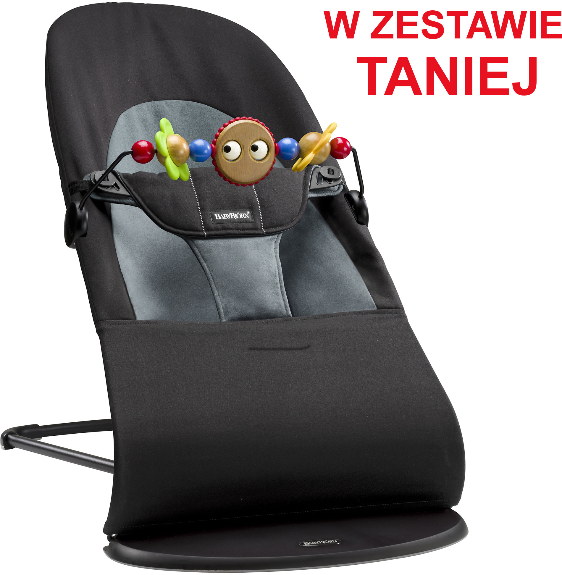 Baby Bjorn Balance Soft Czarny Ciemnoszary