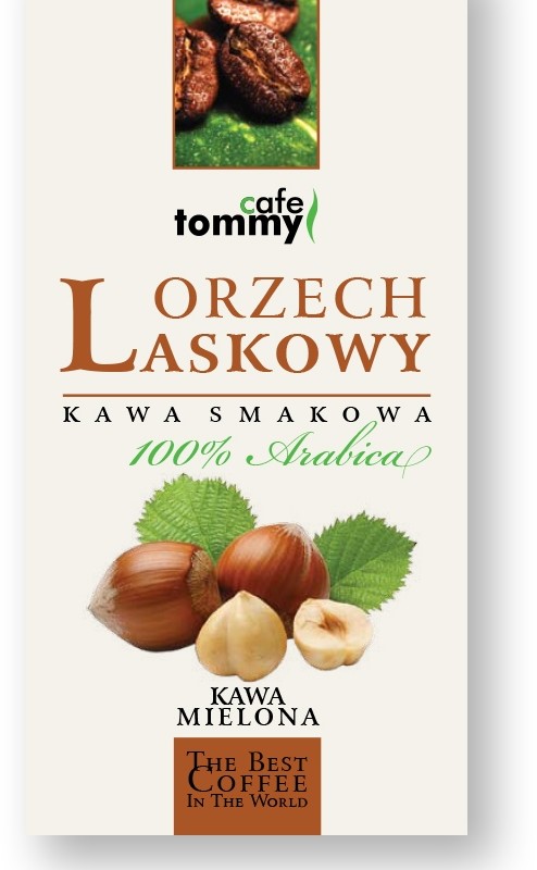 Tommy Cafe Kawa smakowa Orzech Laskowy mielona KSOL150M