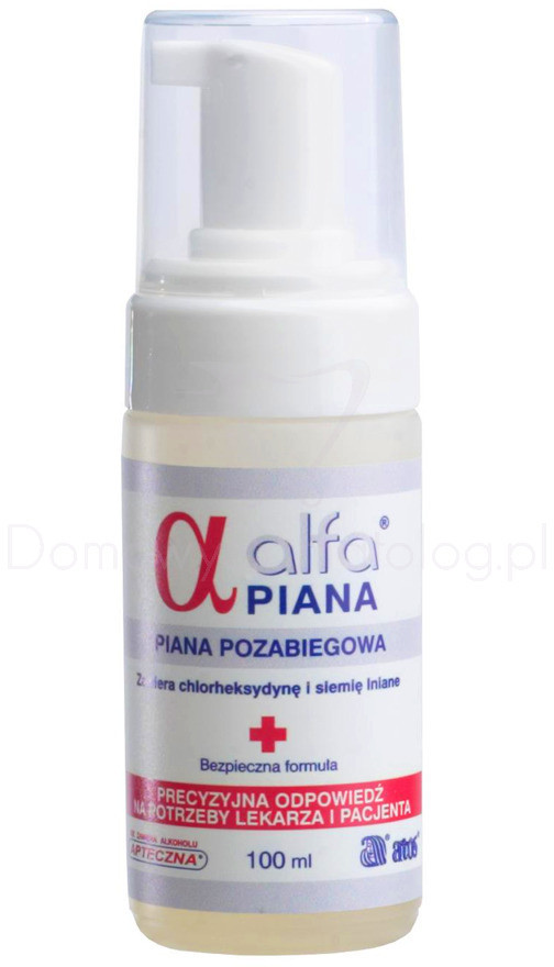Atos Alfa Piana 100ml - Pozabiegowa piana do jamy ustnej 5907437022207