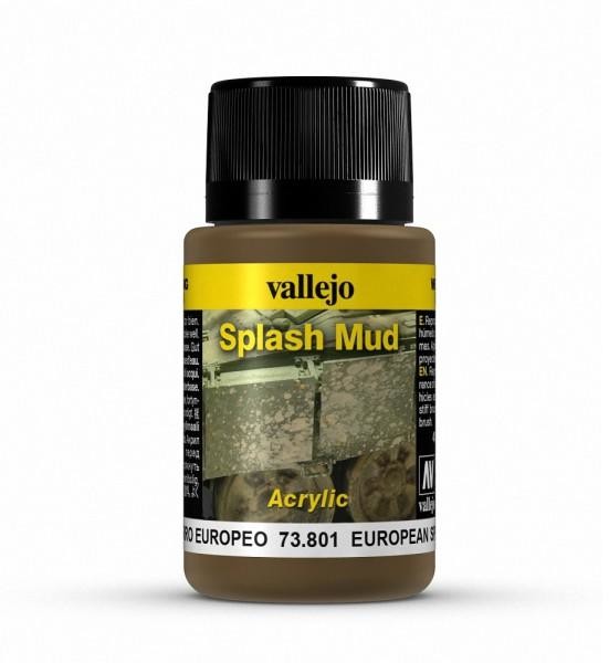 Vallejo Weathering Effects - European Splash Mud / 40ml 73801