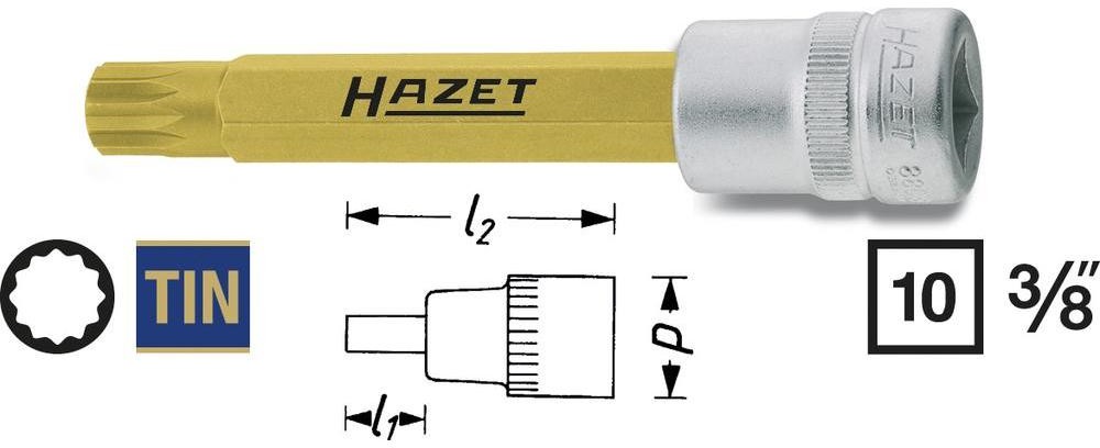 Hazet Gniazdo wkładki do bitów 3/8