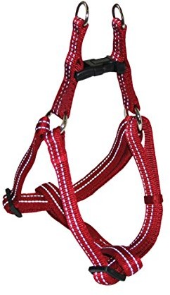 Amtra Croci C5079848 Nylon Geschirr Soft Reflektierend, 10 X 250-400 Mm, Rot