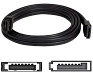Sonnet TCB-SATA-2/1 krótki przewód (X-ESATA na SATA i Connector, 1 m) TCB-SATA-1/1