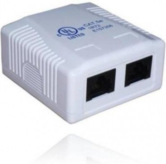 Digitus Gniazdo natynkowe 2x RJ45 UTP kat. 5e