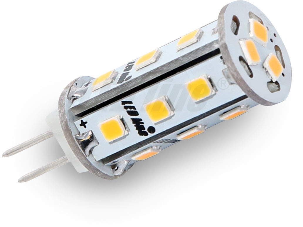 LED Line Żarówka LED 18 SMD G4 10~18V AC/DC 3W biała zimna CORN CCD (241970)