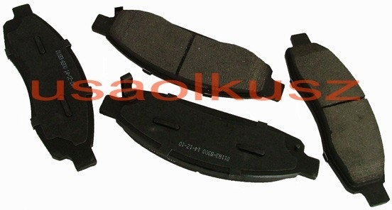 ATLAS Przednie klocki hamulcowe Nissan Armada 2004-2006 SMD