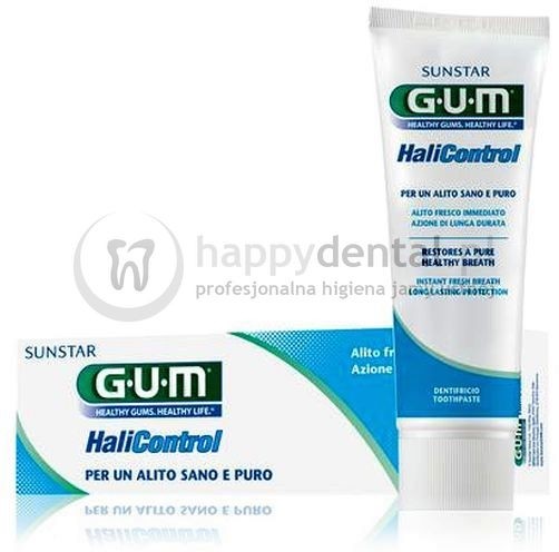 GUM Butler Sunstar HaliControl 75ml (3040) - pasta zwalczająca nieświeży oddech