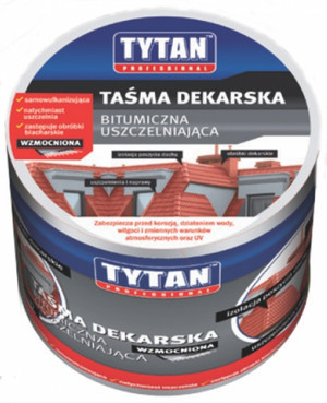 Tytan Taśma uszczelniająca dekarska 150mm x 10m jasnoceglana, marki DAT-TF-JC-150