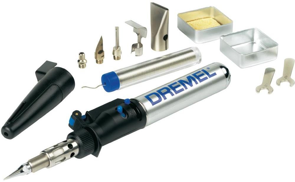 Dremel Lutownica gazowa VersaTip 2000-6 1200 °C 17 ml 90 min 135 g Zapłon piezo