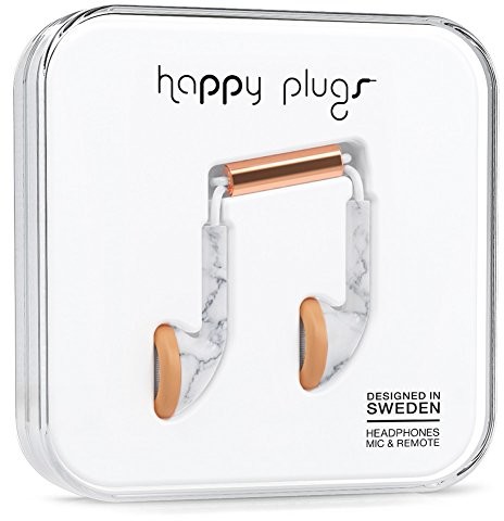 Happy Plugs Deluxe marmur