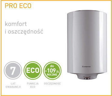 Ariston Elektryczny pionowy podgrzewacz PRO ECO 50 V 3200393