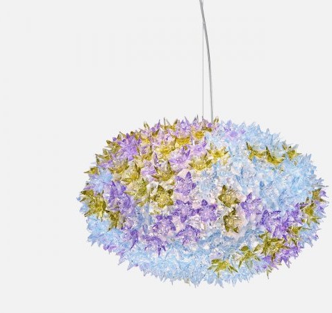 Kartell Lampa Wisząca Bloom transparentna lawendowa - 9265-LV