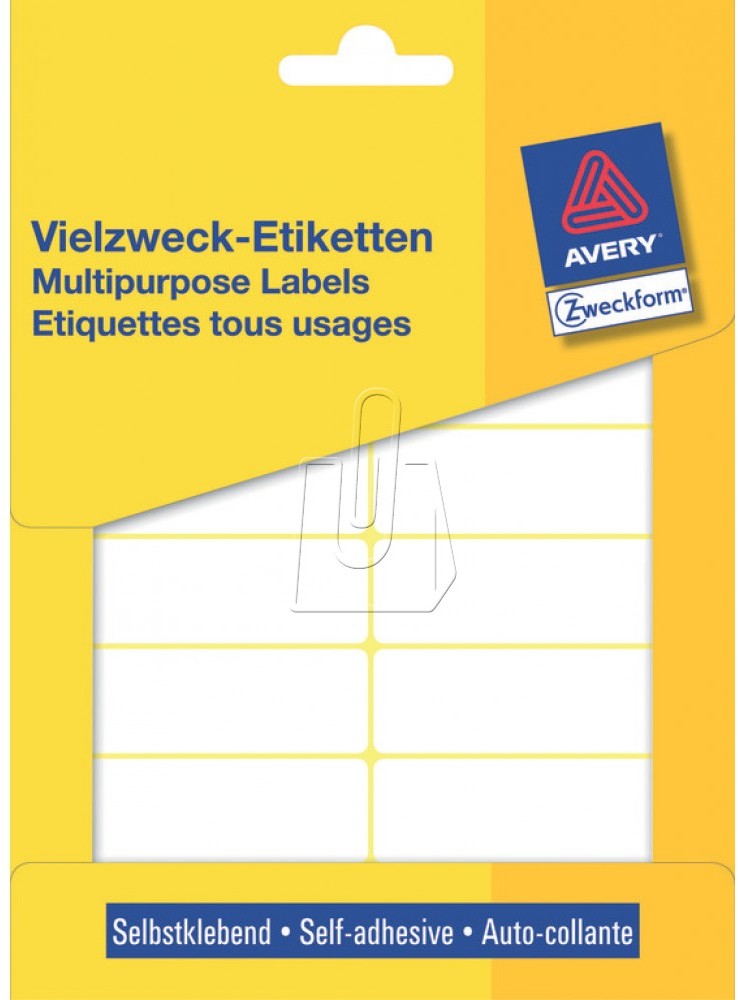 Avery Zweckform Etykiety do opisywania ręcznego Zweckform 62 x 19mm 392 etykiety 3340