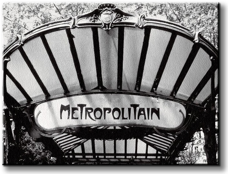 Pyramid Posters Metro Entrance, Paris - Obraz na płótnie WDC42503